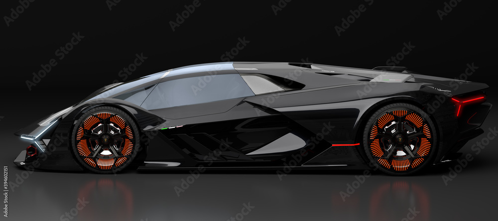 Lamborghini Terzo Millennio Stock Photo