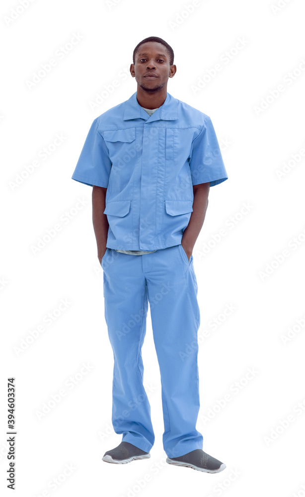 in full growth. portrait of a confident young doctor surgeon in full growth. portrait of a confident young doctor surgeon