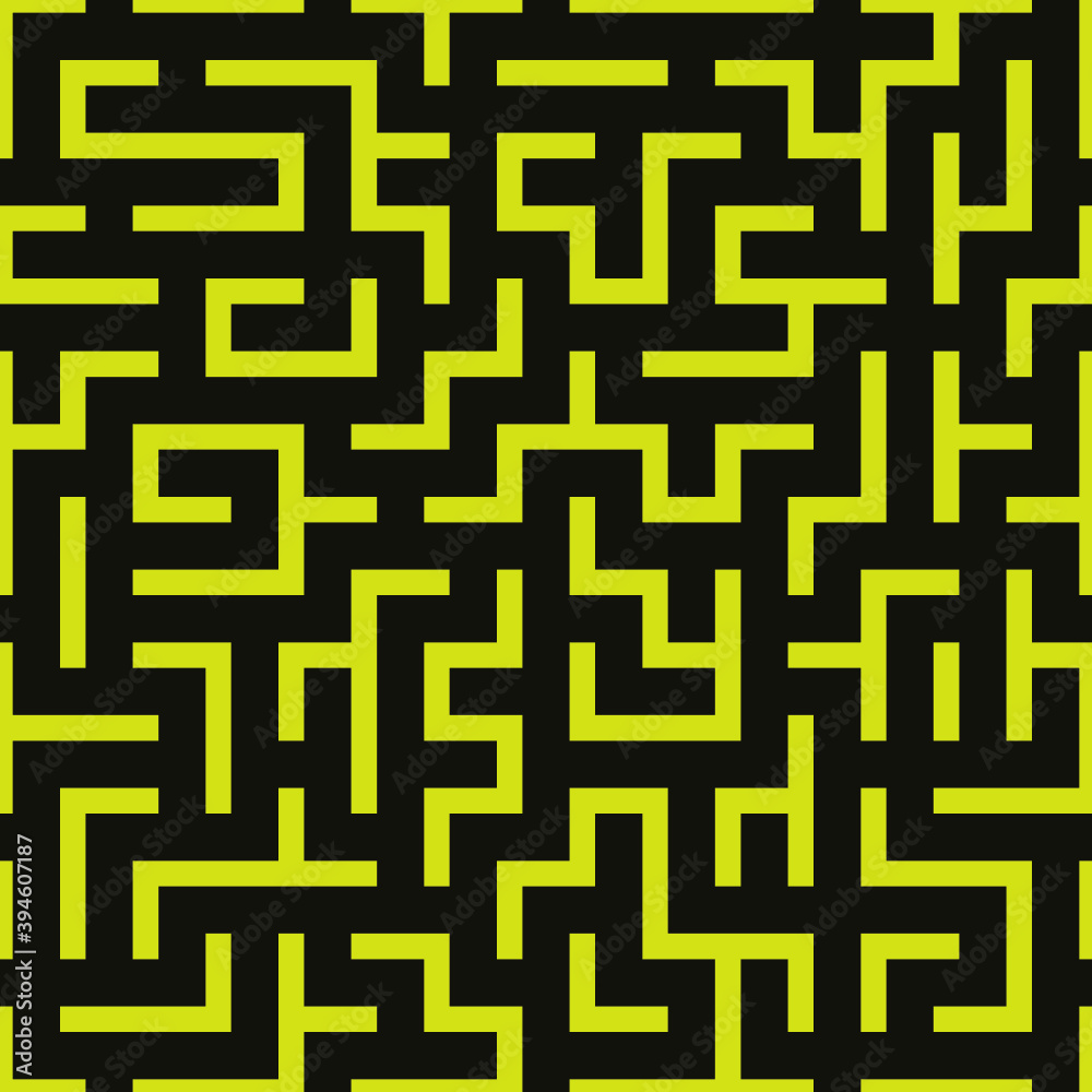 Vector illustration of simple seamless labyrinth pattern Vector illustration of simple seamless labyrinth pattern