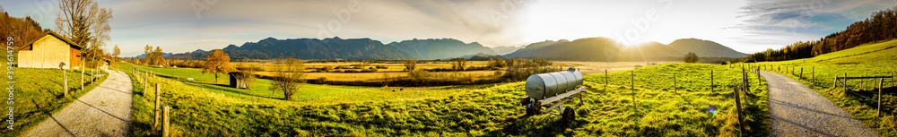 landscape at the Murnau am Staffelsee moss - bavaria landscape at the Murnau am Staffelsee moss - bavaria