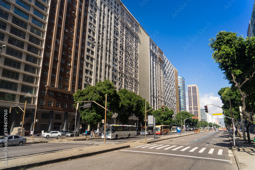 Straße in Rio de Janeiro