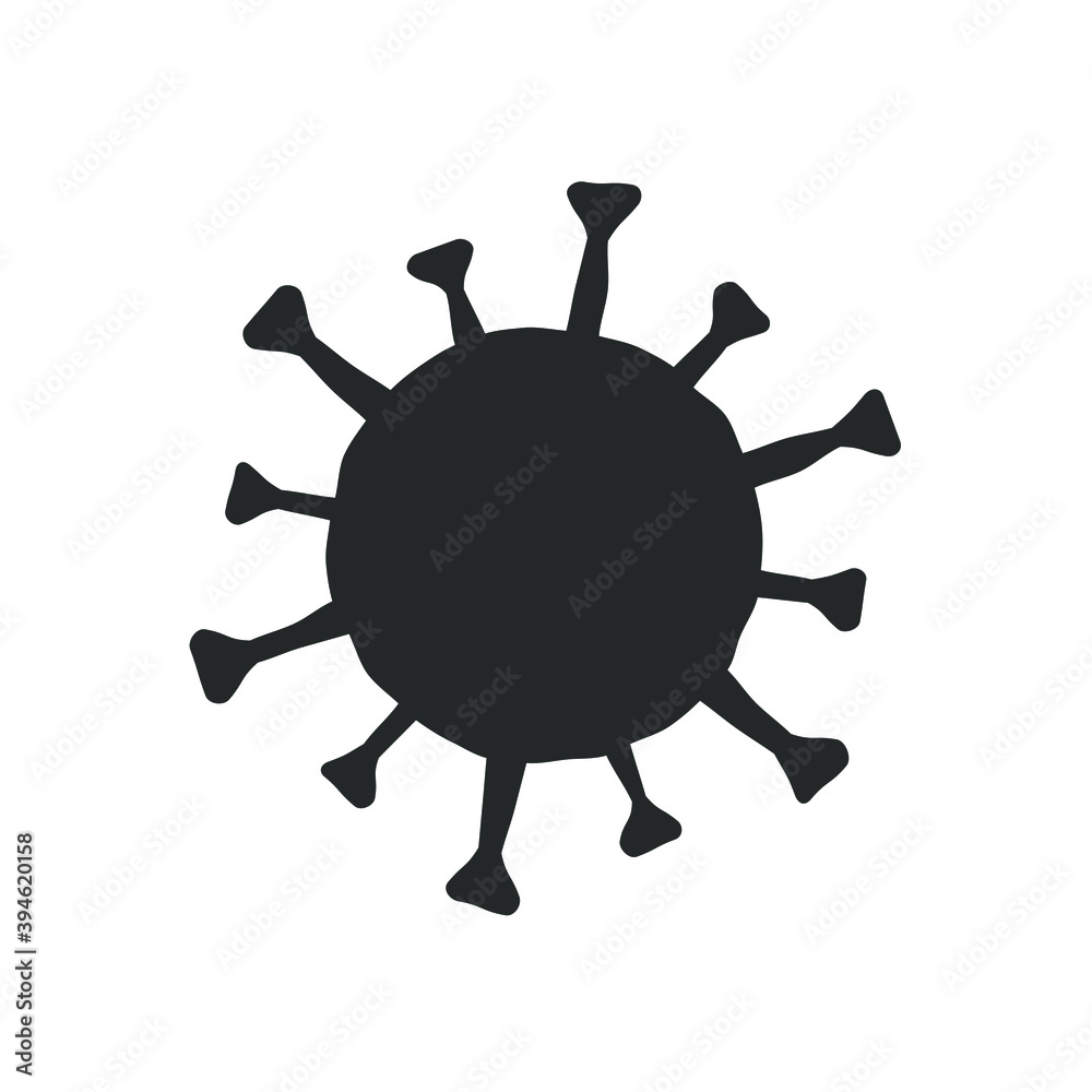 Coronavirus icon. Corona virus disease symbol. Influenza epidemic logo. Sars Covid-19 sign. Isolated on white background. Vector illustration image. Coronavirus icon. Corona virus disease symbol. Influenza epidemic logo. Sars Covid-19 sign. Isolated on white background. Vector illustration image.