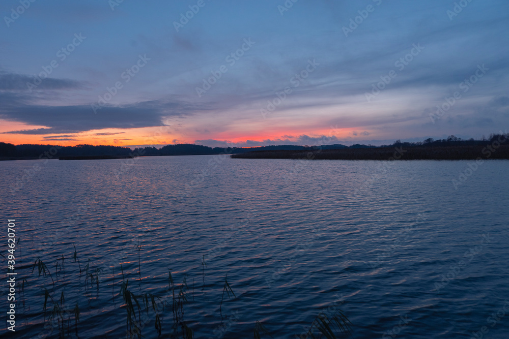  Lake in the north of the Republic of Belarus