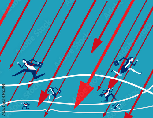 Global economy is falls and severly destroyed. The collapse of the connection of Economy