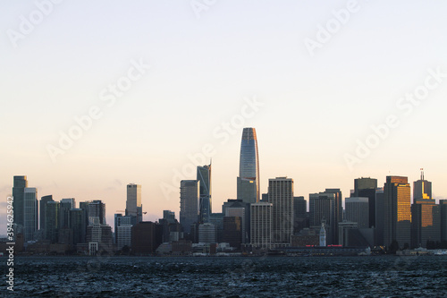 Beautiful San Francisco cityscape at twilight