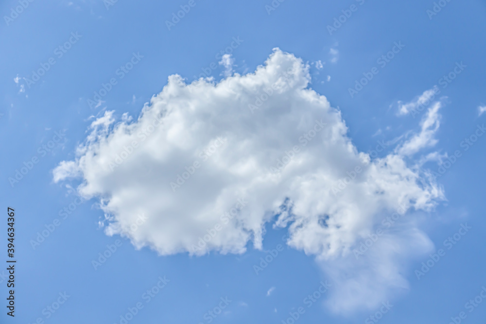 White clouds against the blue sky. Template for wallpaper, stretch ceilings White clouds against the blue sky. Template for wallpaper, stretch ceilings