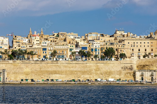 Fototapeta Naklejka Na Ścianę i Meble -  Valletta, the Fortress City, is Malta's capital.