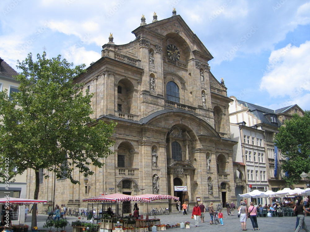St. Martinskirche am Grünen Markt - Bamberg in Franken - UNESCO Welterbe - Historische  Architektur