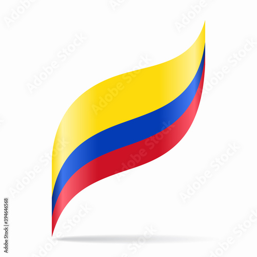 Free Download Colombian flag wavy abstract background. Vector illustration. - GFXLoad