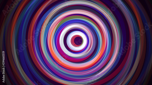 Abstract colorful circle lines background