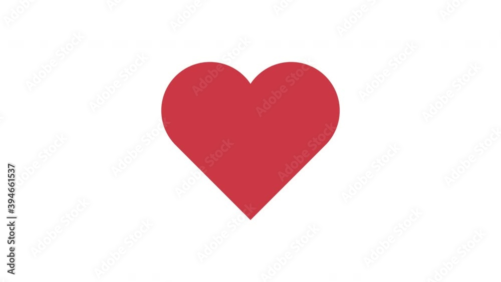 My heart is beating. Flat style. Looped video footage. Alpha channel. Animated icon. 4K. HD My heart is beating. Flat style. Looped video footage. Alpha channel. Animated icon. 4K. HD