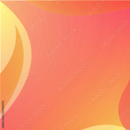 Gradient vector design abstract colorful background. Modern hipster summer style orange, rose pink and yellow colour mesh vector illustration, graphic web design decorative banner