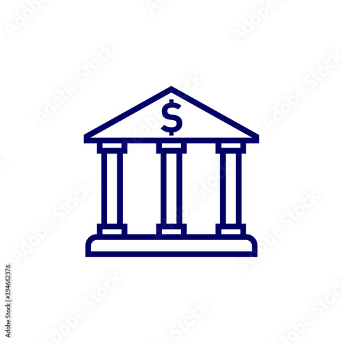 Bank logo design vector template, Business logo design concept, Icon symbol