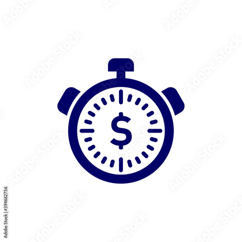 Money Time logo design vector template, Business logo design concept, Icon symbol