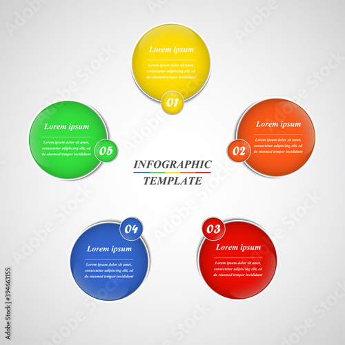 Abstract infographics template.