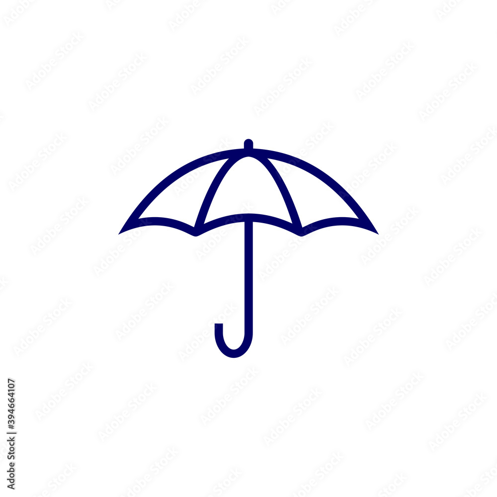Money with Umbrella logo design vector template, Business logo design concept, Icon symbol