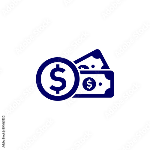 Money logo design vector template, Business logo design concept, Icon symbol