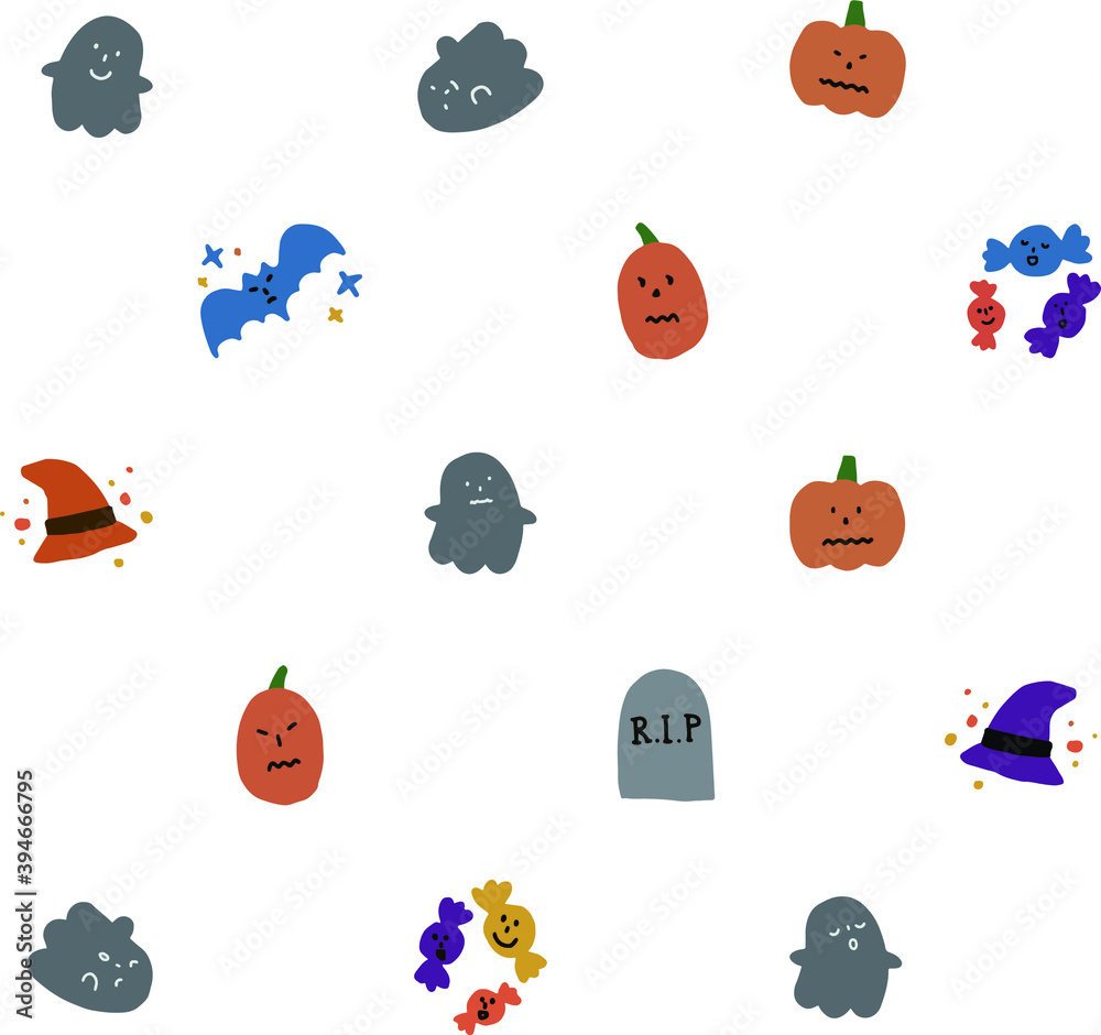 Fototapeta premium halloween icons set