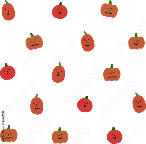 pattern with pumpkins