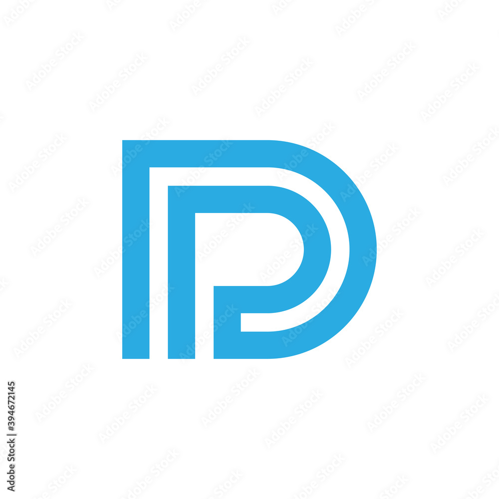 DP letter logo design vector DP letter logo design vector