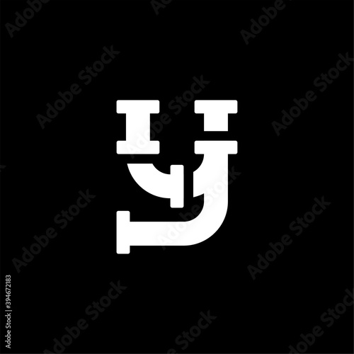 Plumbing Pipe Bold Vector Letter Y