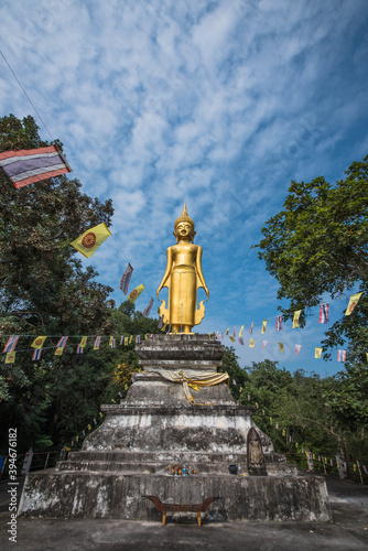 Standing Buddha image at Wat Phra Phutthabat Bua, Ban Phue District, Udon Thani, Thailand
