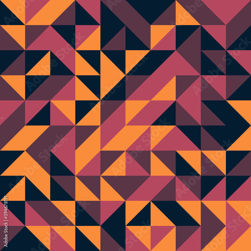 Abstract Geometric Pattern generative computational art illustration