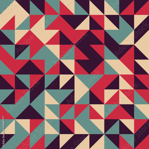 Abstract Geometric Pattern generative computational art illustration