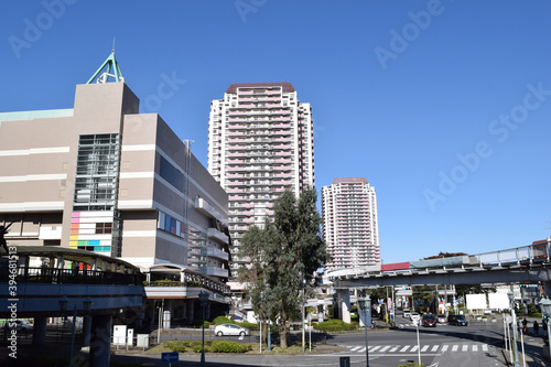 Suburban residential area at Greater Tokyo Area (Sakura City, Chiba Prefecture) photo