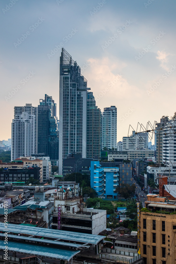 view to the cityscape of Bangkok Thailand Asia view to the cityscape of Bangkok Thailand Asia