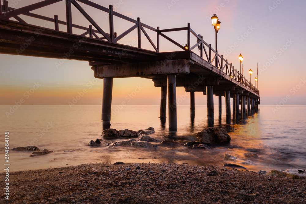 Puente Romano Jetty at Sunrise