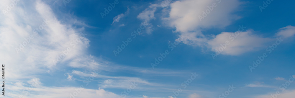 sky and clouds, panoramic view