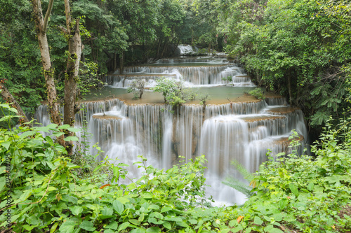 Huai Mae Khamin Waterfall level 4, Khuean Srinagarindra National Park, Kanchanaburi, Thailand, long exposure © PinkBlue
