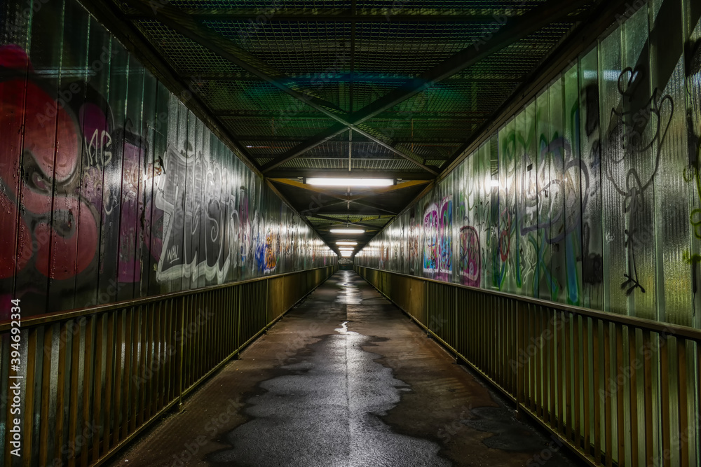 Fußgängerbrücke in Wuppertal Steinbeck