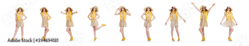 Young woman in fashion concept