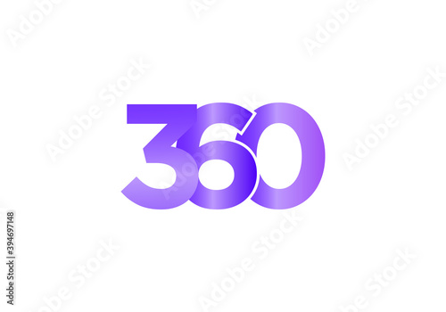 Abstract 360 Logo Vector Template Design Illustration