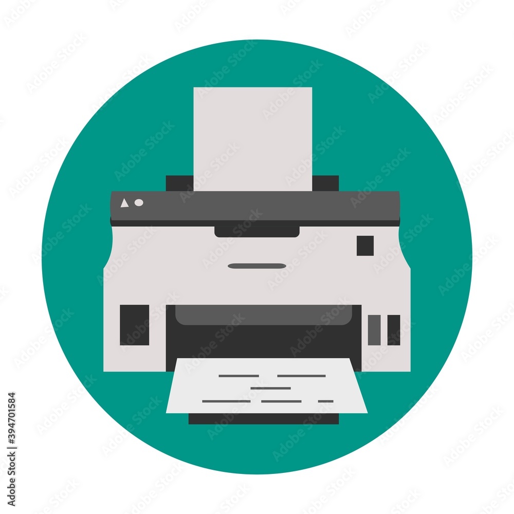 printer icon vector illustration printer icon vector illustration