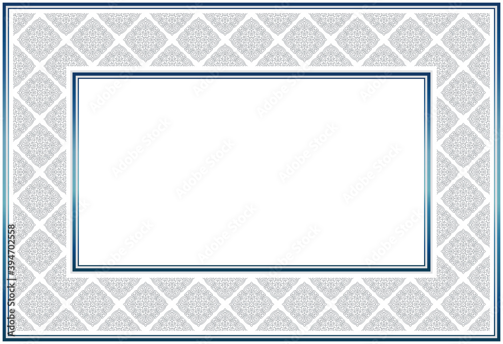 Abstract floral decorative seamless pattern frame Abstract floral decorative seamless pattern frame