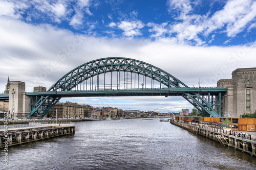 Looking down the River Tyne between Newcastle and Gateshead © gb27photo