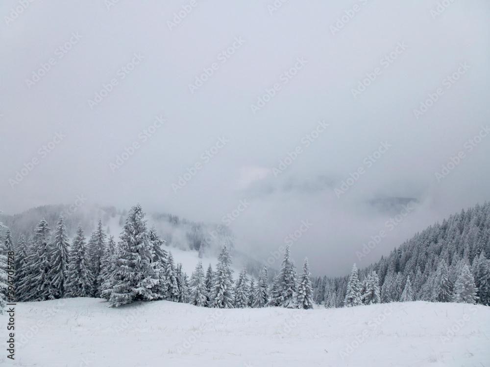 Winter mountain tour to Seekarkreuz mountain, Bavaria, Germany Winter mountain tour to Seekarkreuz mountain, Bavaria, Germany