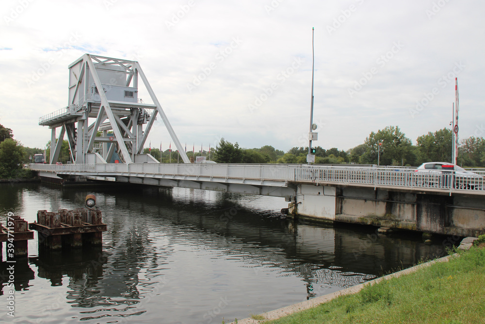 pegasus bridge in ranville in normandy (france) pegasus bridge in ranville in normandy (france)