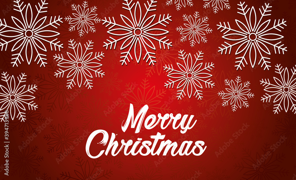 happy merry christmas lettering card with snowflakes pattern vector illustration design happy merry christmas lettering card with snowflakes pattern vector illustration design