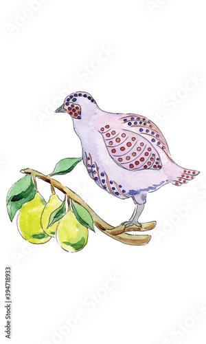 Partridge in Pear Tree for 12 Days of Christmas Charms