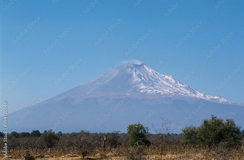 Volcan, Popocatepelt, Méxique