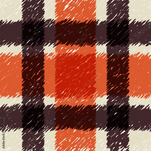Tartan fabric texture