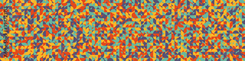 Abstract Geometric Pattern generative computational art illustration