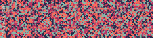 Abstract Geometric Pattern generative computational art illustration