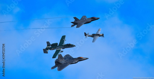 Fighter Jets In Action At Air Show 