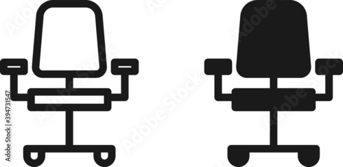 chair icon. office chair icon vector
