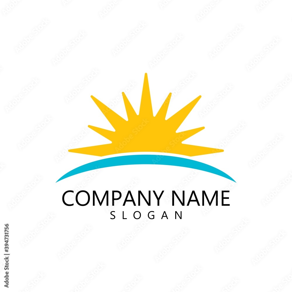sun illustration logo sun illustration logo